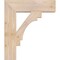 Ekena Millwork Merced Block Smooth Bracket, Douglas Fir, 5 1/2"W x 24"D x 28"H BKT06X24X28MRC05SDF - alternate 4